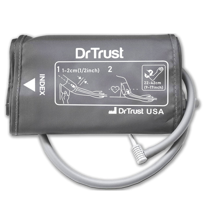 Dr Trust USA Blood Pressure Monitor Dr Trust USA Upper Arm BP Monitor Cuff Size of 22-42 cm For Blood Pressure Measurements, Durable, Soft & Comfortable BP Machine Cuff 129