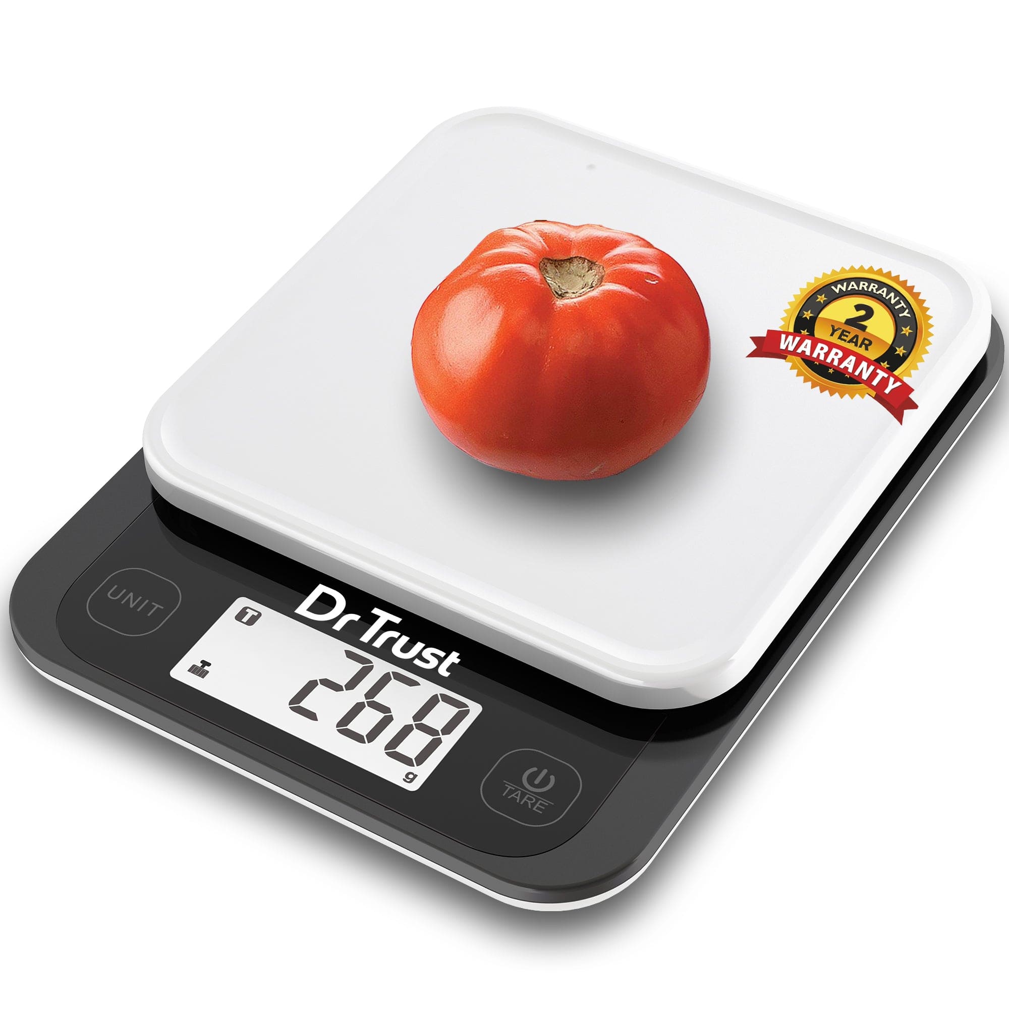 Dr Trust USA kitchen scale Dr Trust USA Kitchen Weighing Scale 528 Measures Portion Sizes of Food Ingredients At Home & Shop, Baking Weight Machine With Tare Function, Diet Meals Portion Control For Healthy Eating (5 Kg)