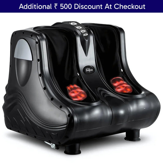 Dr Trust USA foot massager Dr Physio USA 1046 Monarch Leg, Foot, Ankle & Calf Massage Machine with Heat, Deep Kneading & Vibration Massager For Plantar Fasciitis, Aches, Stiffness Pain Relief Home and Spa Relaxation Massager