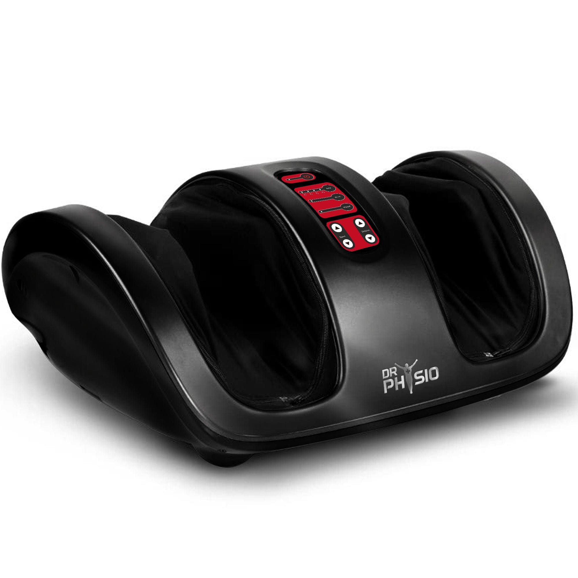 Dr Trust USA foot massager Dr Physio USA Electric Foot Massager with Kneading Massage At Home, Automatic Shiatsu Massage Machine For Pain Relief and Improving Blood Circulation with Heat -1019 (Black)