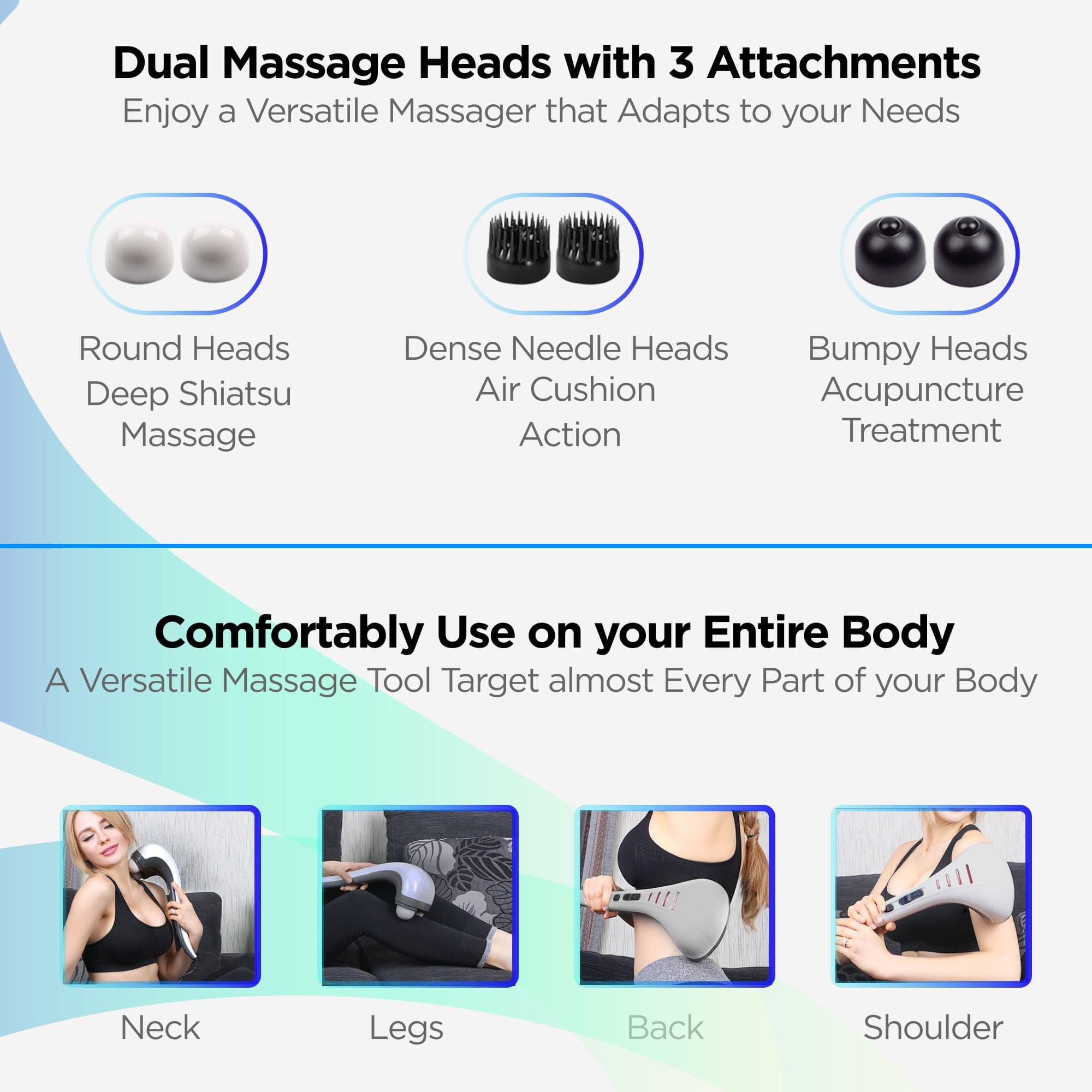 Dr Trust USA Massager Dr Physio USA Double Head Body Massager Machine 1010