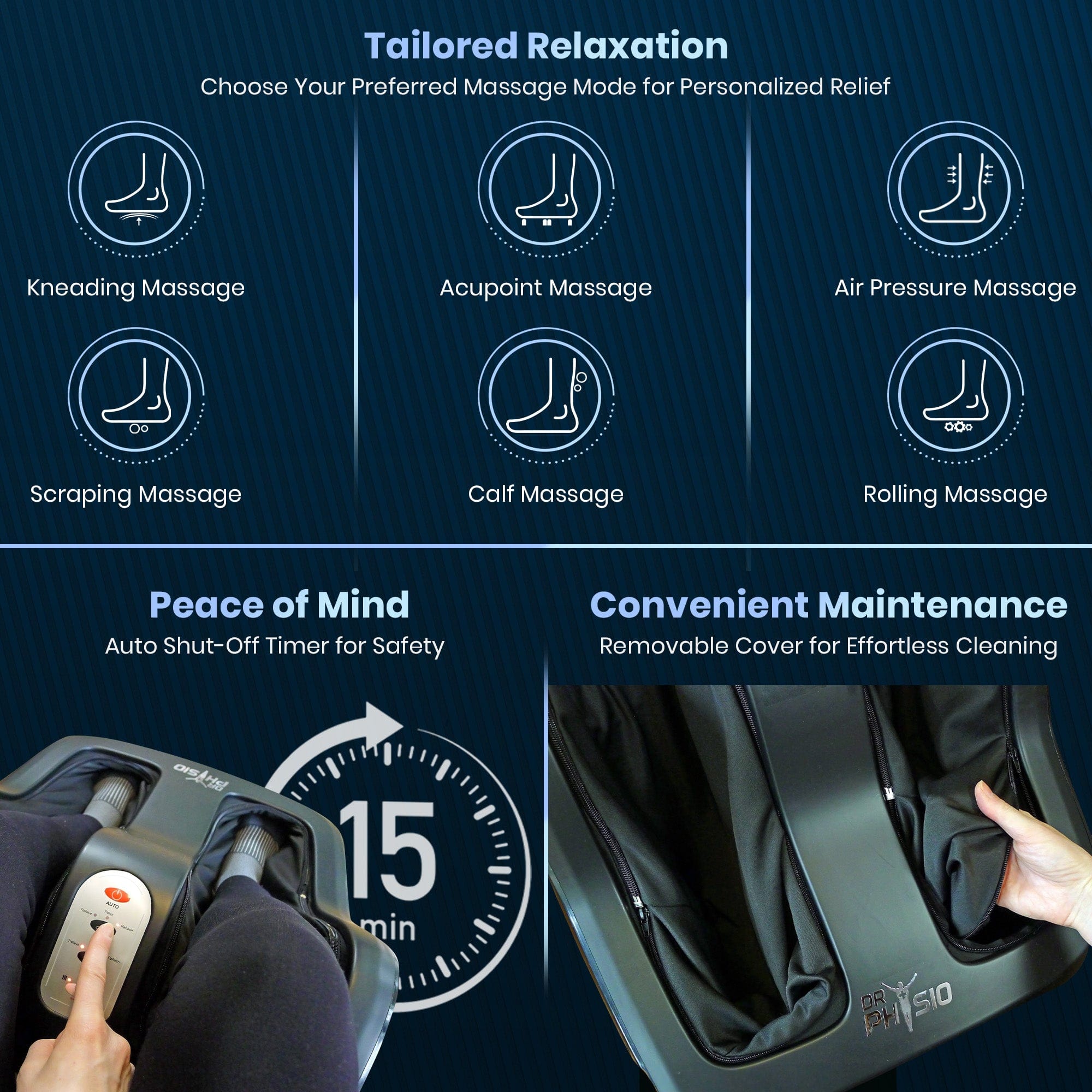 Dr Trust USA foot massager Dr Physio USA Leg & Foot Massager Machine 1026