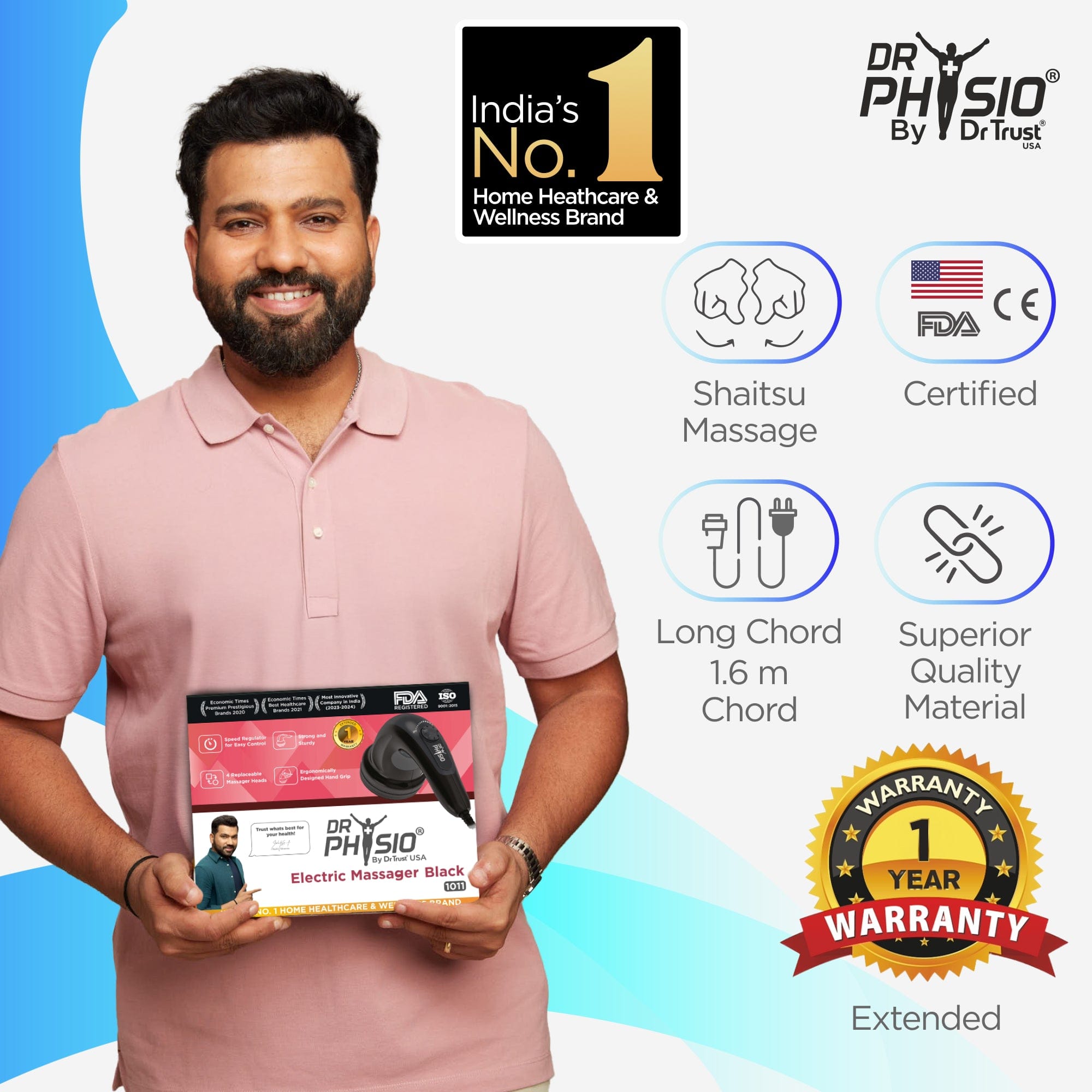 Dr Trust USA Massager Dr Physio USA Full Body Manipol Massager Machine 1011