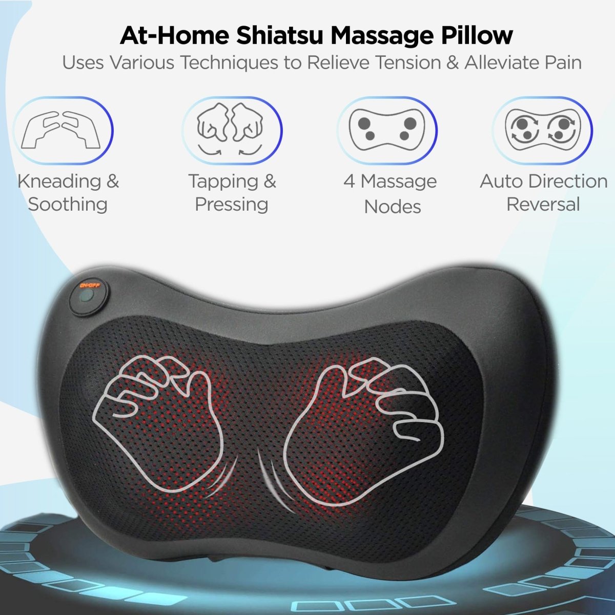 Dr Physio USA Shiatsu Cushion Full Body and Neck Massager 1012