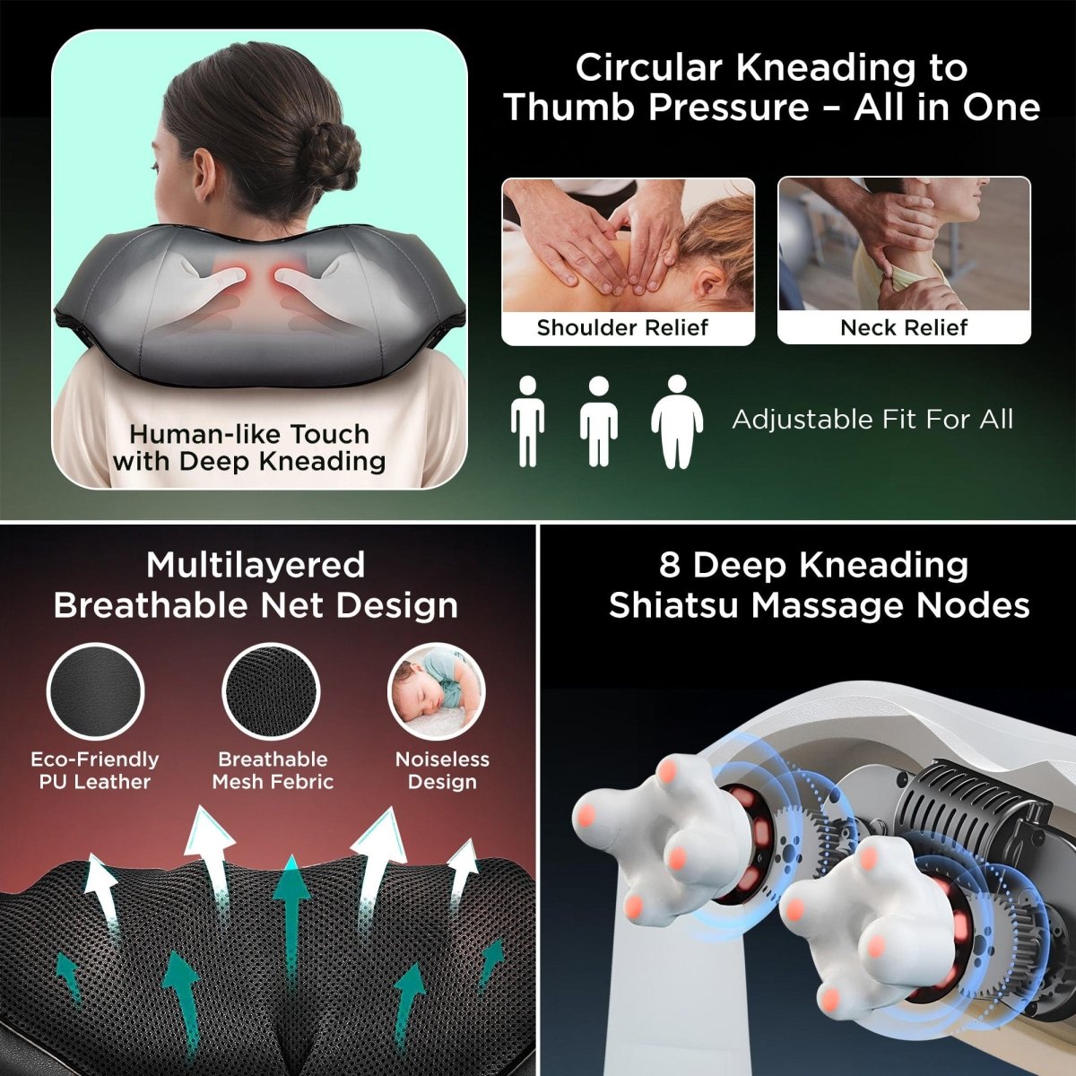 Dr Physio USA Shiatsu Neck and Shoulder Massager 1013