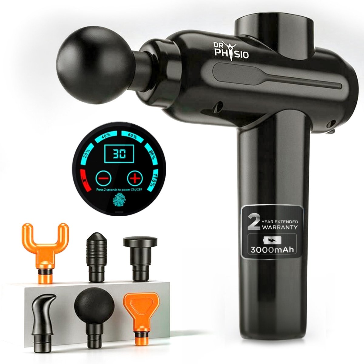 Dr Physio USA Supervolt PRO Electric Gun Massager 1043