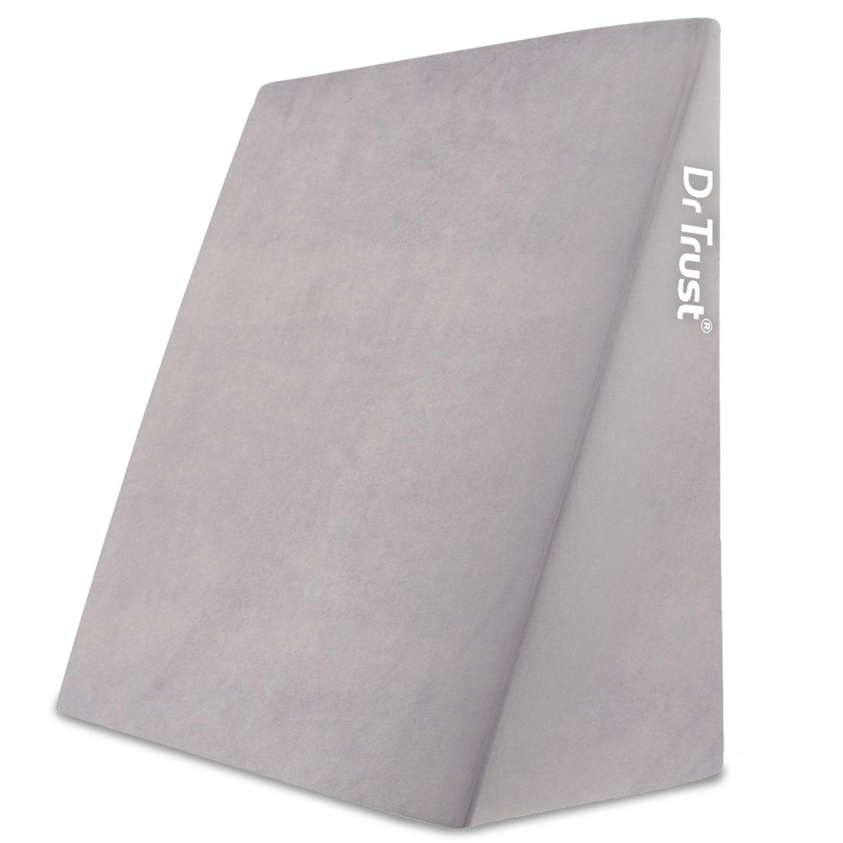 Dr Trust USA 3201 Wedge HR Foam Pillow for Elevated Sleeping, Acid Reflux, Snoring, GERD, Heartburn, Back Support & Pain Relief, Spinal Alignment & Posture Support Pillow Large
