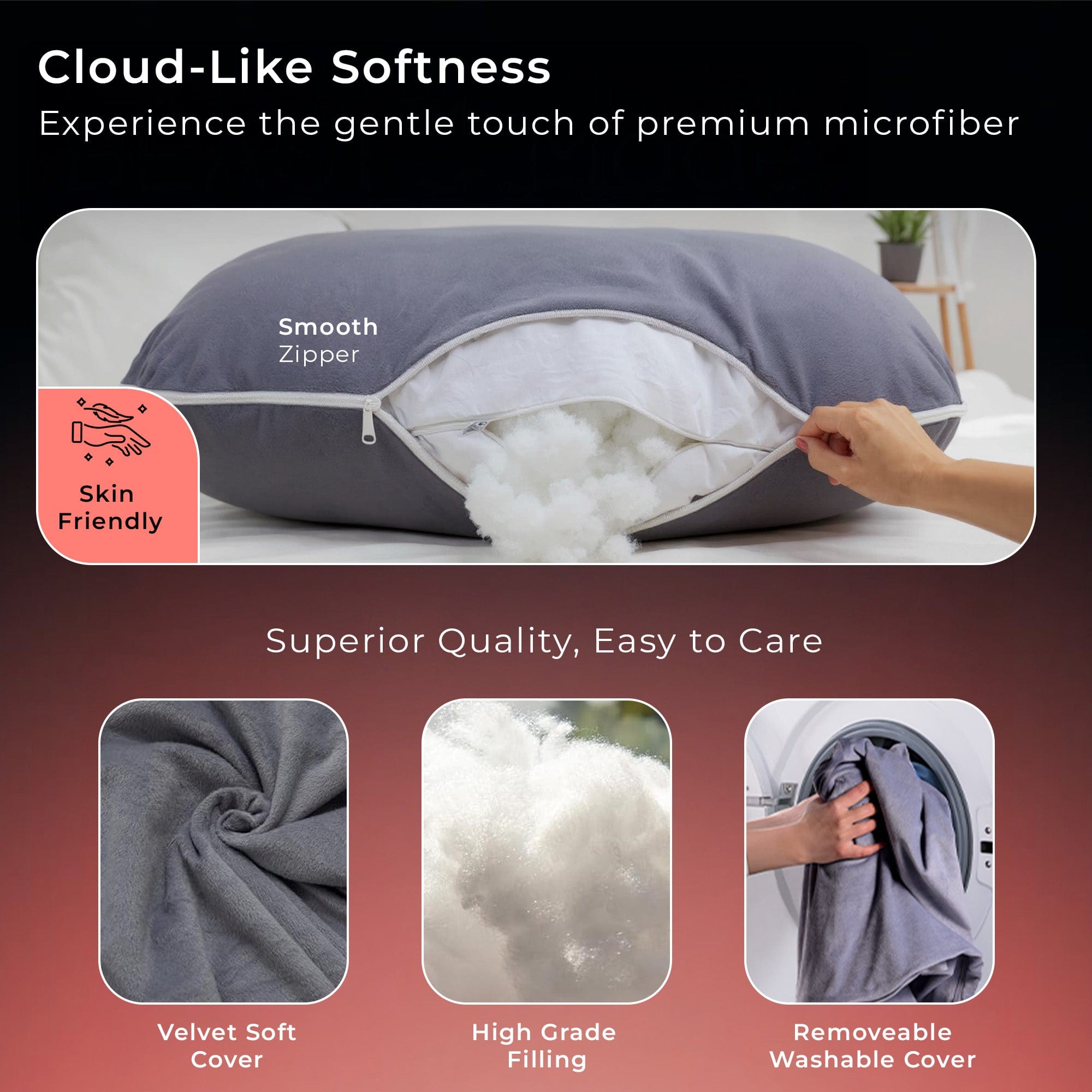 Dr Trust USA pregnancy pillow Dr Trust USA 3213 J-Shaped Pregnancy Pillow for Pregnant Women, Full Body Maternity Support Pillow with Soft Microfiber & Velvet Cover, Comfortable for Sleeping, Pregnancy to Postpartum Everyday Comfort (Grey) 51.1811 X27.5 X 8 ± 0.4 inches