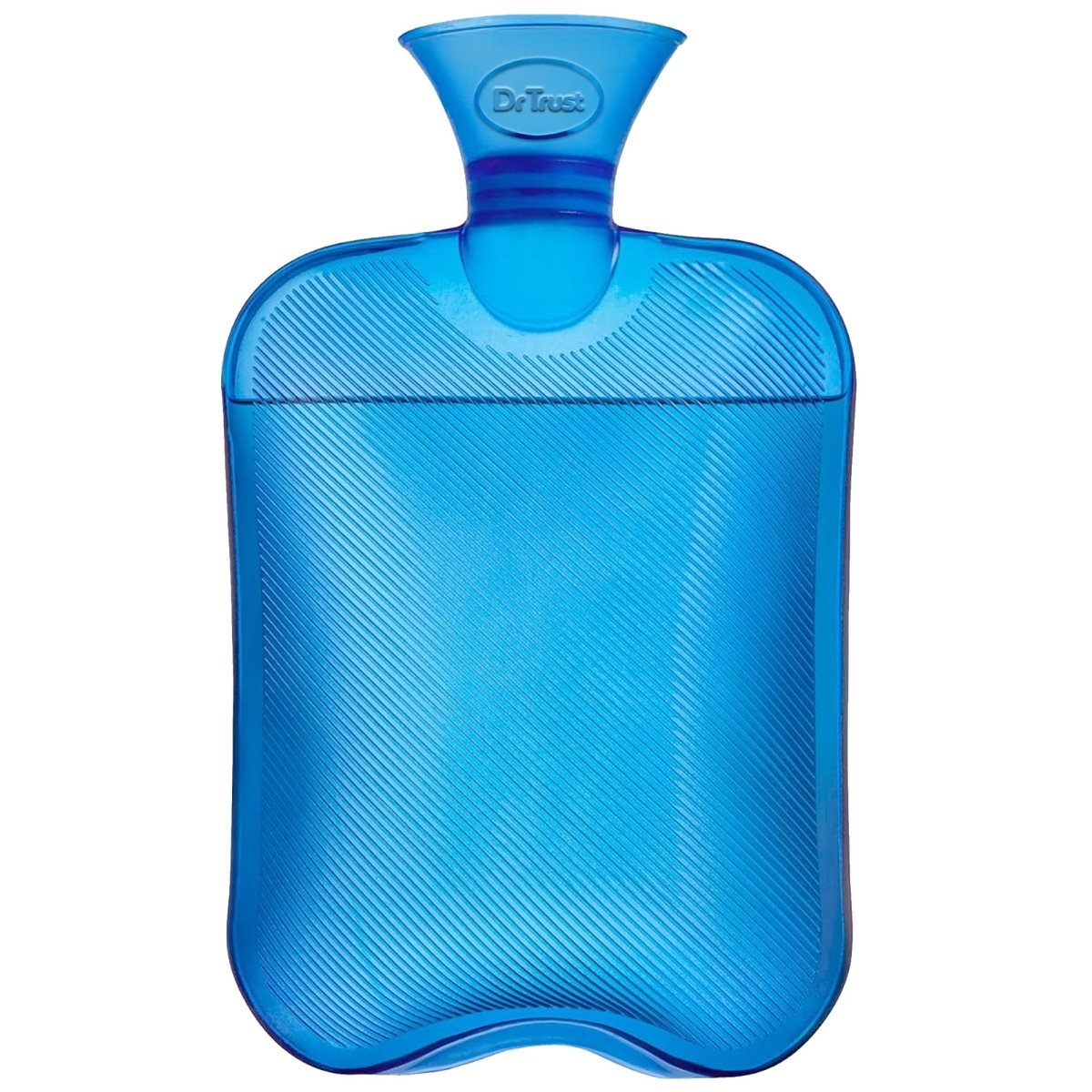 Dr Trust USA 371 Hot Water Bottle for Period Pain Relief, Muscle Cramps, Back Pain, Joint Pain & Winter Warmth BPA - Free PVC Transparent 2L Leak - Proof Hot Water Bag – Pack of 1