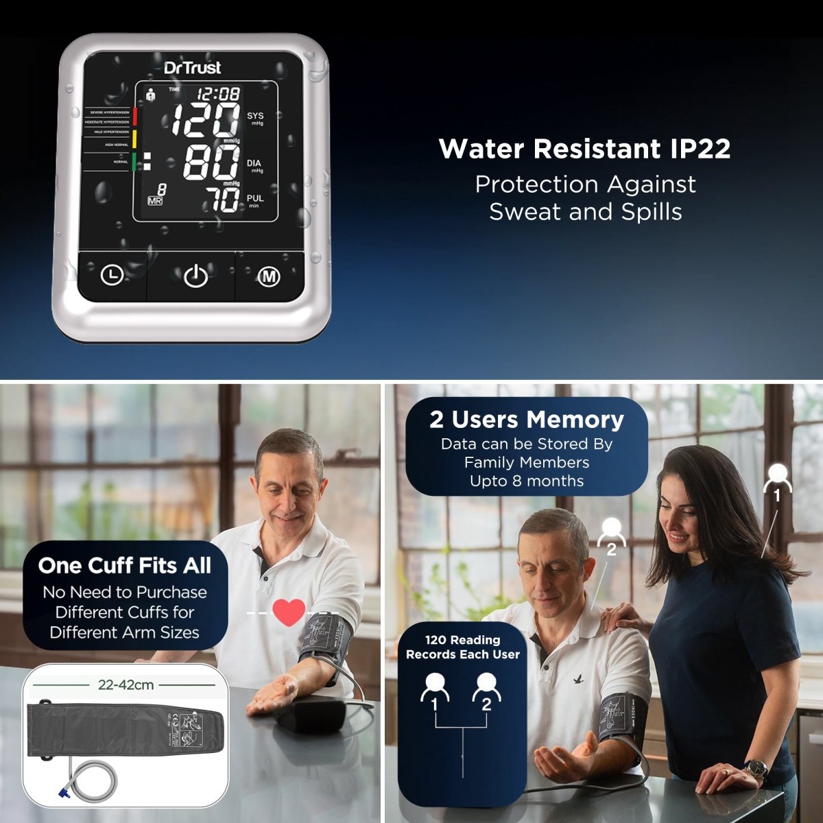 Dr Trust USA A-One Galaxy Digital BP Monitor 106