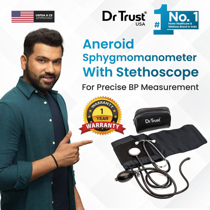 Dr Trust USA Blood Pressure Monitor Dr Trust USA Aneroid Sphygmomanometer With Stethoscope 112