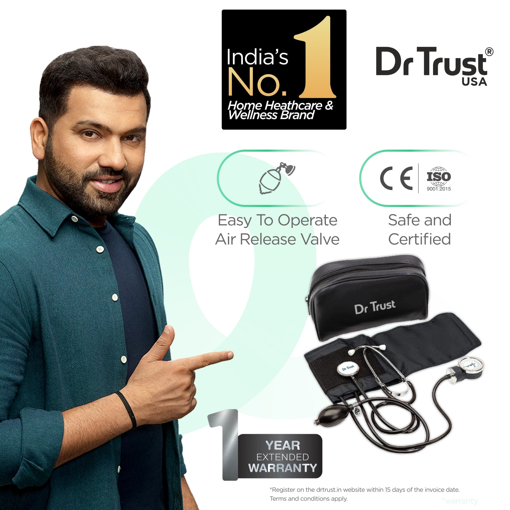 Dr Trust USA Blood Pressure Monitor Dr Trust USA Aneroid Sphygmomanometer With Stethoscope 112