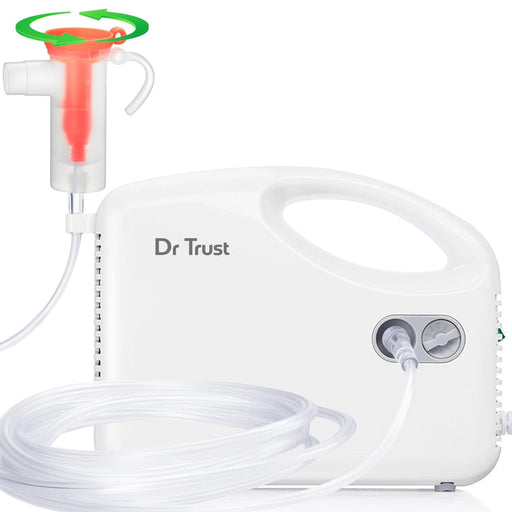 Dr Trust USA Nebulizer Dr Trust USA Bestest Handyneb Compressor Nebulizer Machine For Kids and Adults for Cold, Cough, Congestion, Allergies, and Respiratory Ailments 401WB