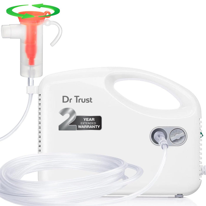 Dr Trust USA Nebulizer Dr Trust USA Bestest Handyneb Compressor Nebulizer Machine For Kids and Adults for Cold, Cough, Congestion, Allergies, and Respiratory Ailments 401WB