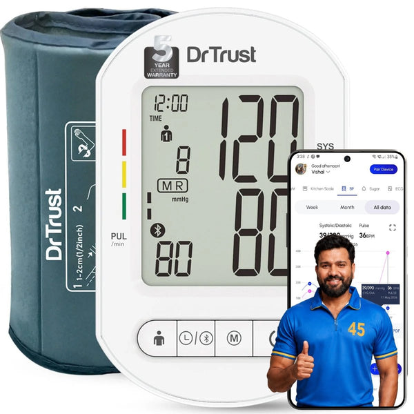 Dr Trust USA Blood Pressure Monitor Core Model with Bluetooth 124