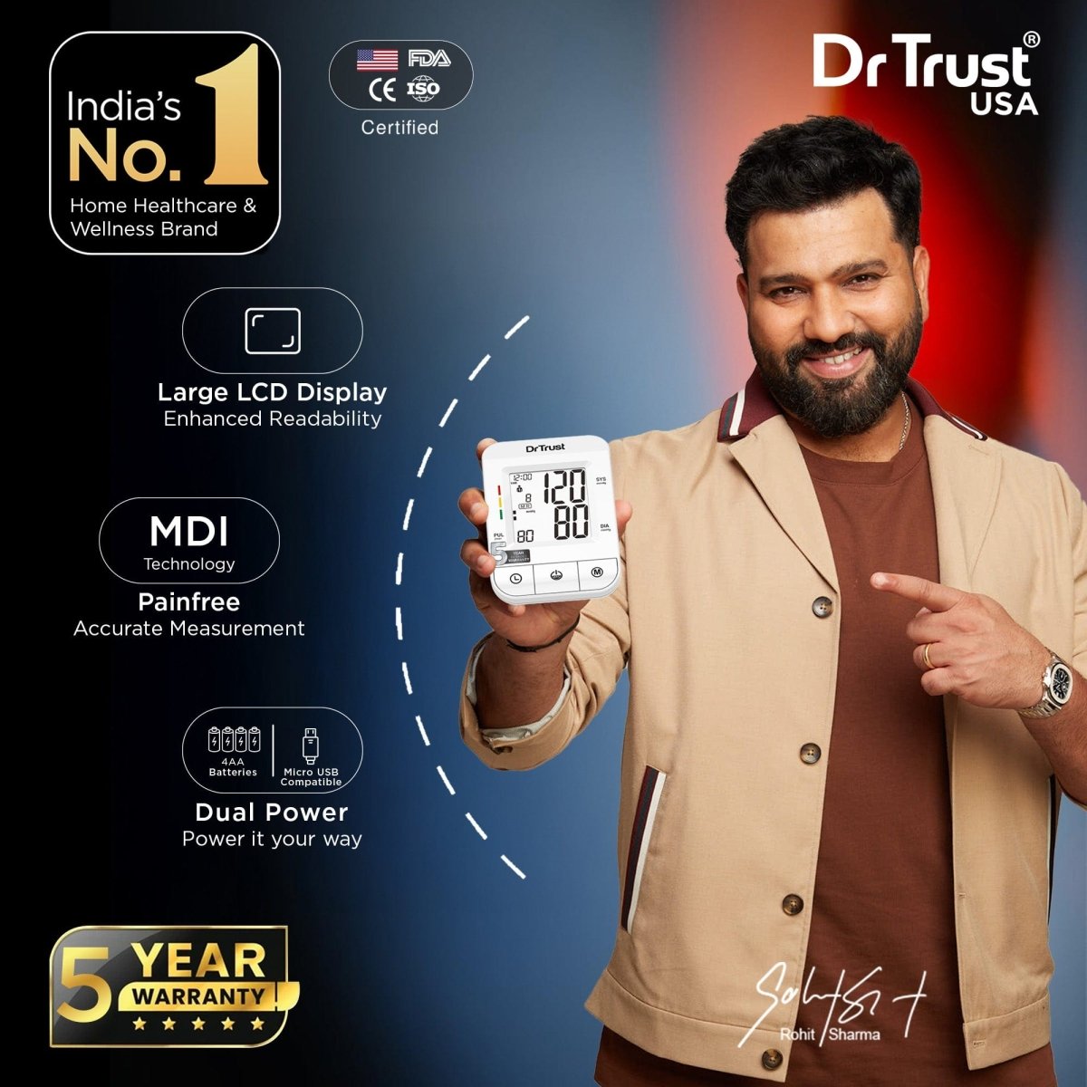 Dr Trust USA BP iCheck Pro Monitor 116