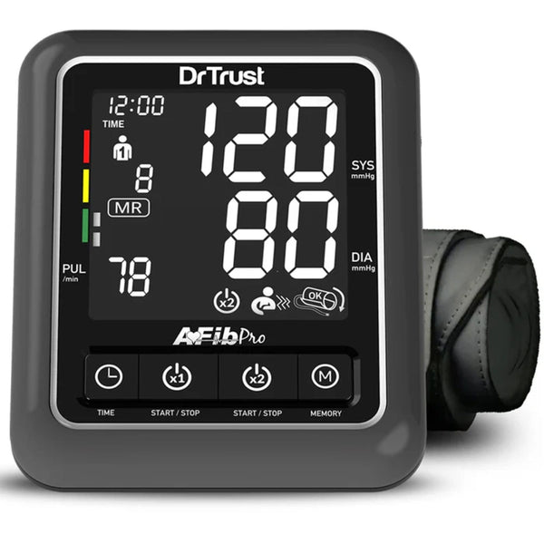 Dr Trust USA Blood Pressure Monitor Dr Trust USA Afib Talk Atrial Fibrillation BP Monitor Blood Pressure Machine 104