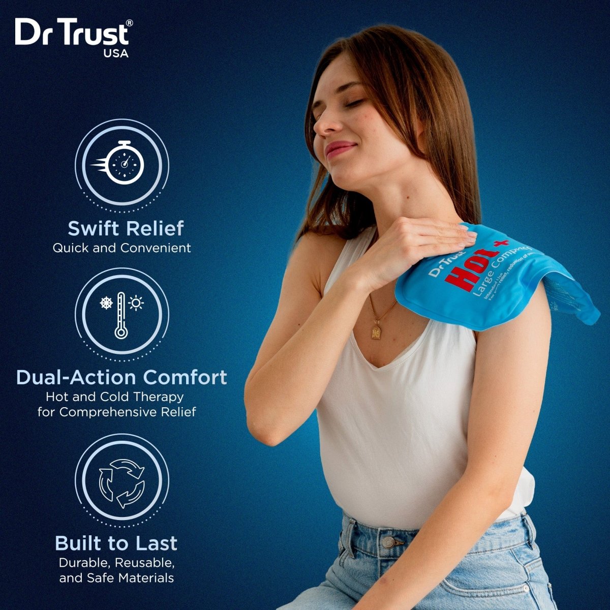 Dr Trust USA Hot and Cold Gel Pack (Large) 327