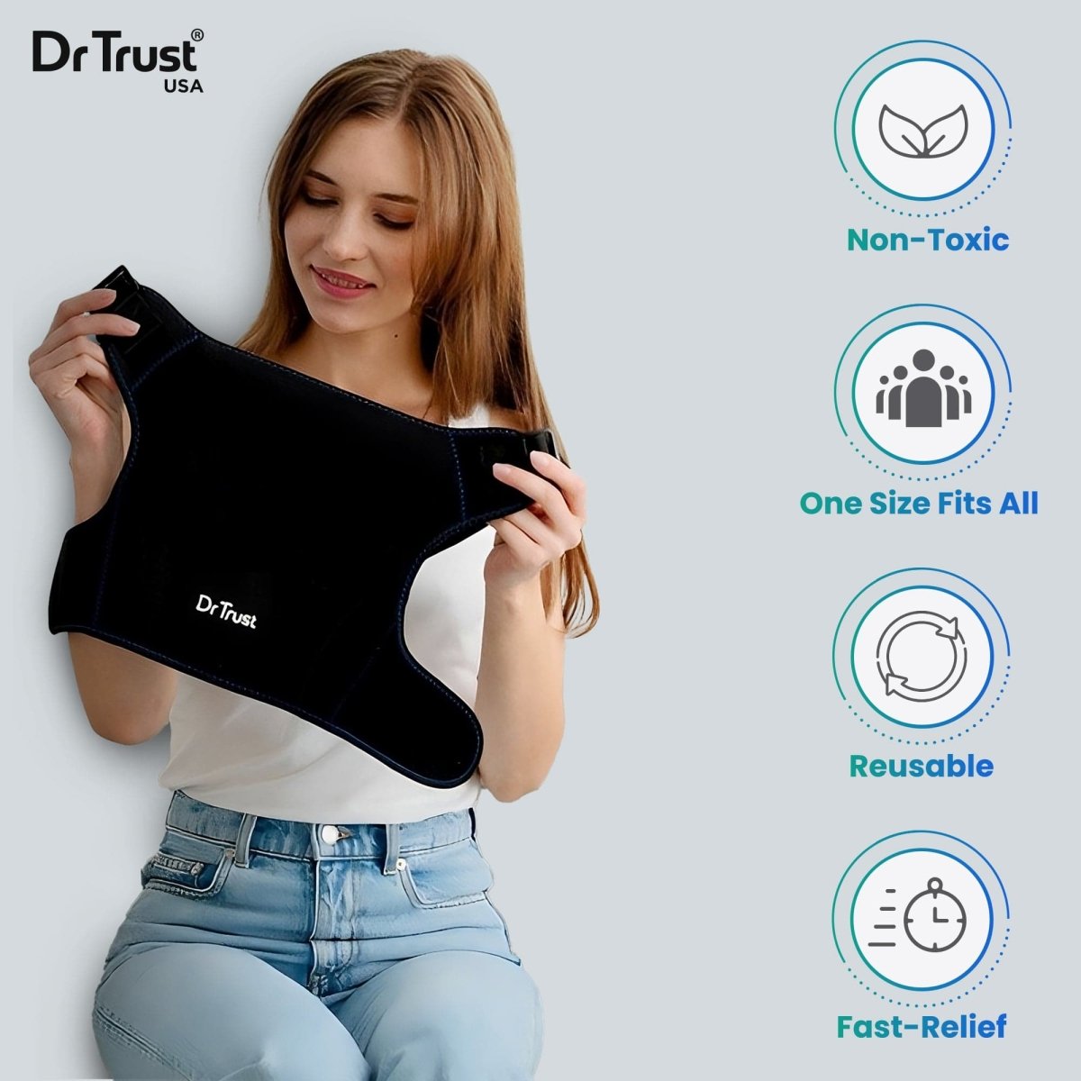 Dr Trust USA Hot Cold Pack for Shoulder (Neoprene Pouch) 324