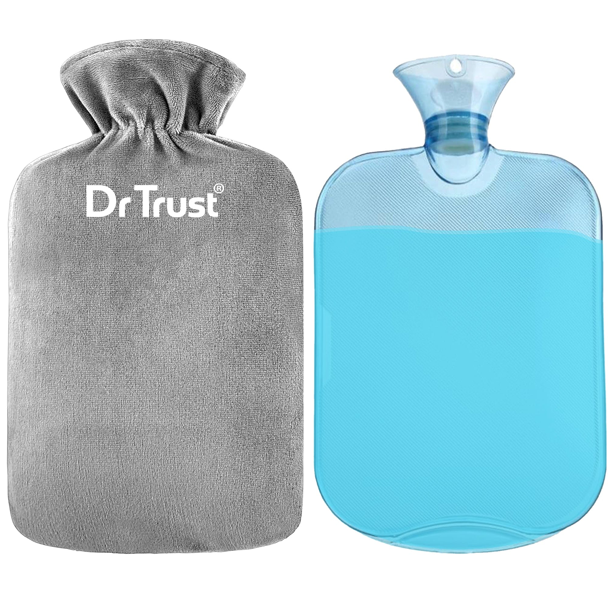 Dr Trust USA Hot Cold Dr Trust USA Hot Water Bottle Bag for Periods/ Menstrual Cramps 369, Warm Pouch Relieves Back, Stomach, and Full Body Pain I Men, Women Heat Pack for Neck, Joints Pain, Sports Injuries & Muscles Relaxation (Pack Of 1)