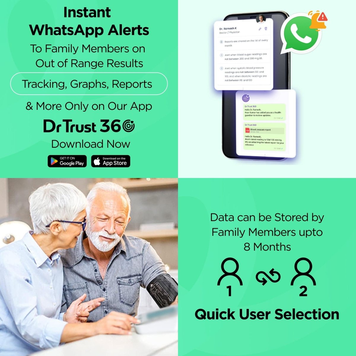 Dr Trust USA iCheck Connect BP Monitor 118