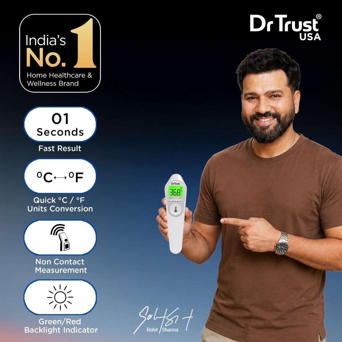 Dr Trust USA Infrared Thermometer 615