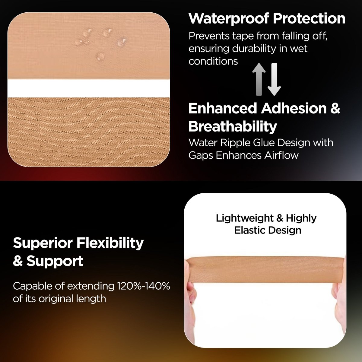 Dr Trust USA Kinesiology Tape 381 (Beige)