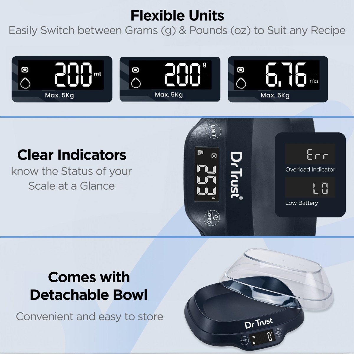 Dr Trust USA Kitchen Scale Weight Machine 508