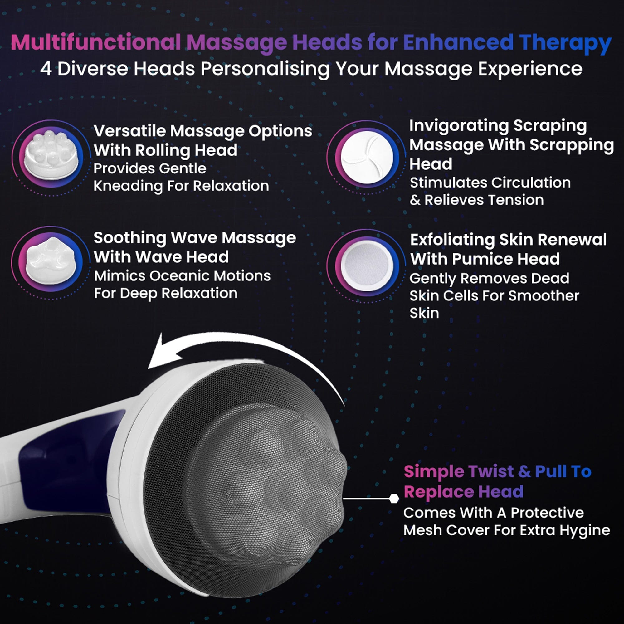 Dr Trust USA Massager Dr Trust USA Full Body Manipol Massager Machine For Pain Relief & Relaxation, Handheld Electric Massage Machine for Back, Leg & Foot Massage At Home 1033