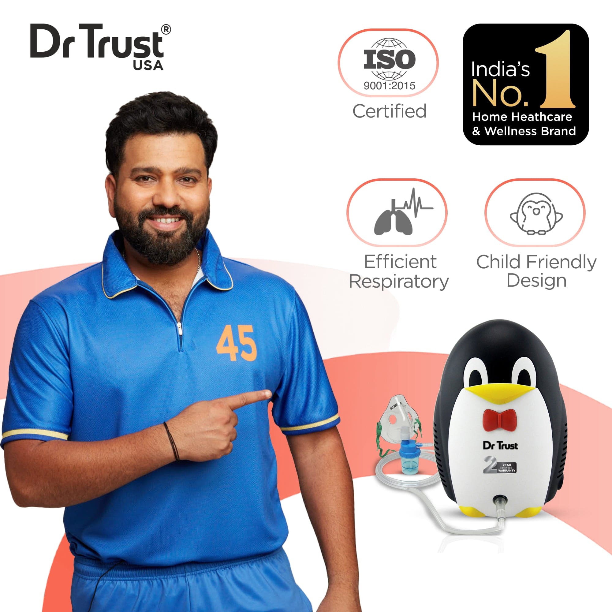 Dr Trust USA Nebulizer Dr Trust USA Junior Compressor Child Friendly Nebulizer 403