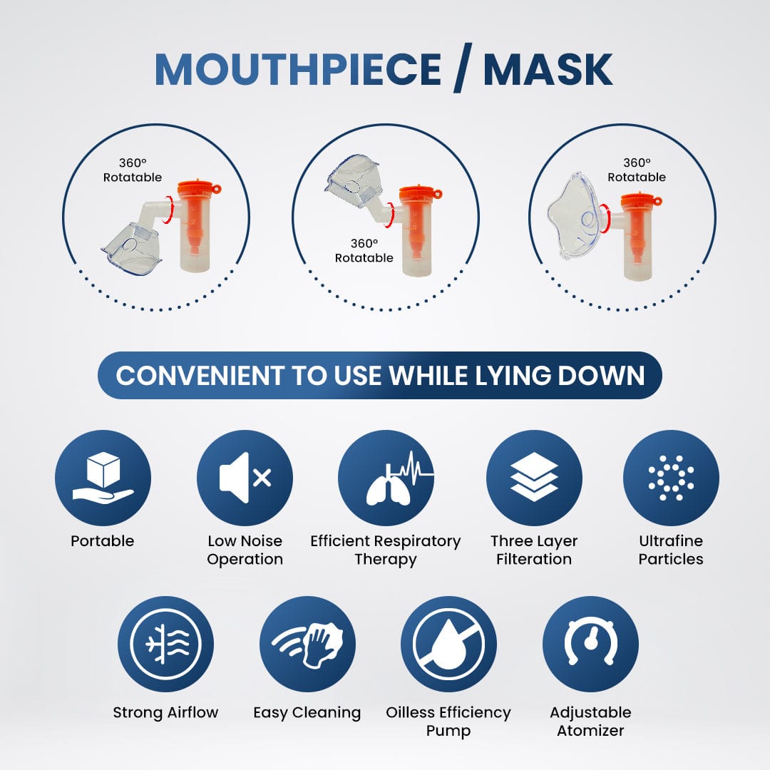 Dr Trust USA Nebulizer Dr Trust USA Compressor Nebulizer with Flow Adjuster 407