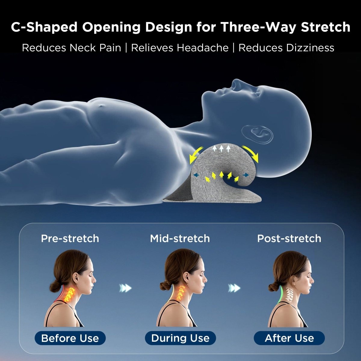 Dr Trust USA Neck Stretcher for Pain Relief 366