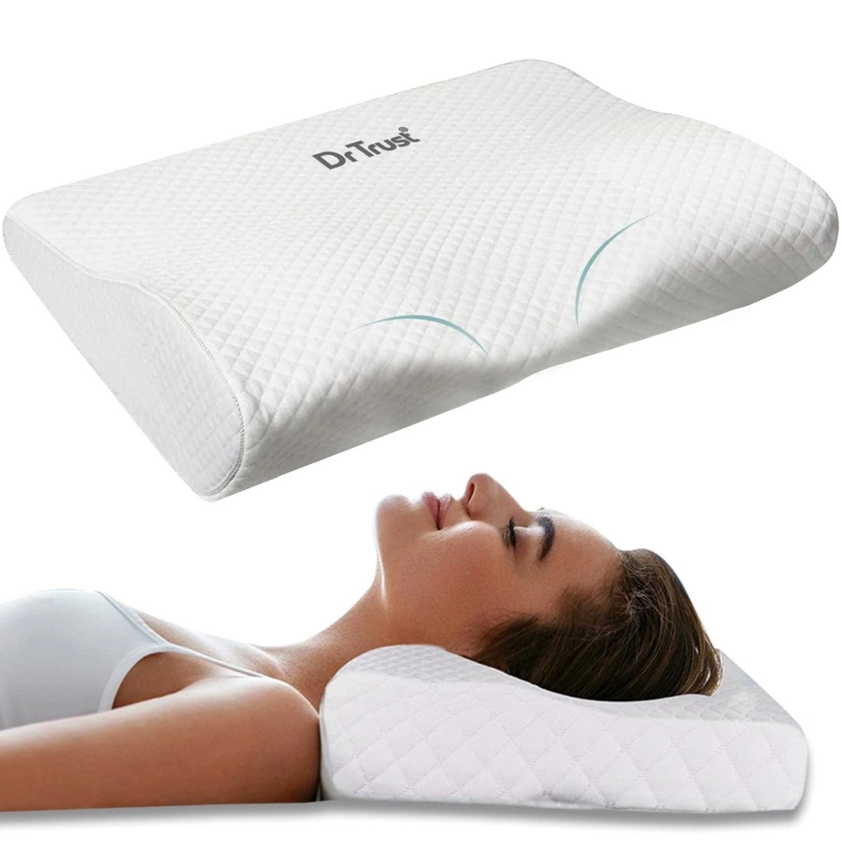 Dr Trust USA Orthopedic Cervical Sleeping Pillow 347 (Small)