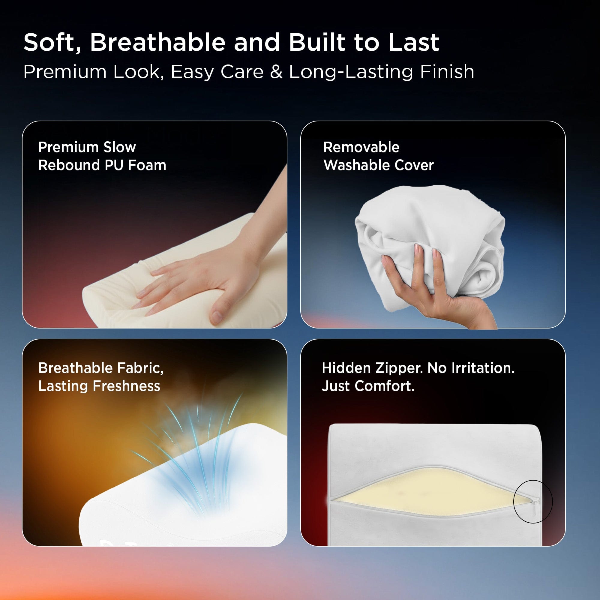 Dr Trust USA Cervical Pillow Dr Trust USA Orthopedic Contoured Cervical Pillow 394