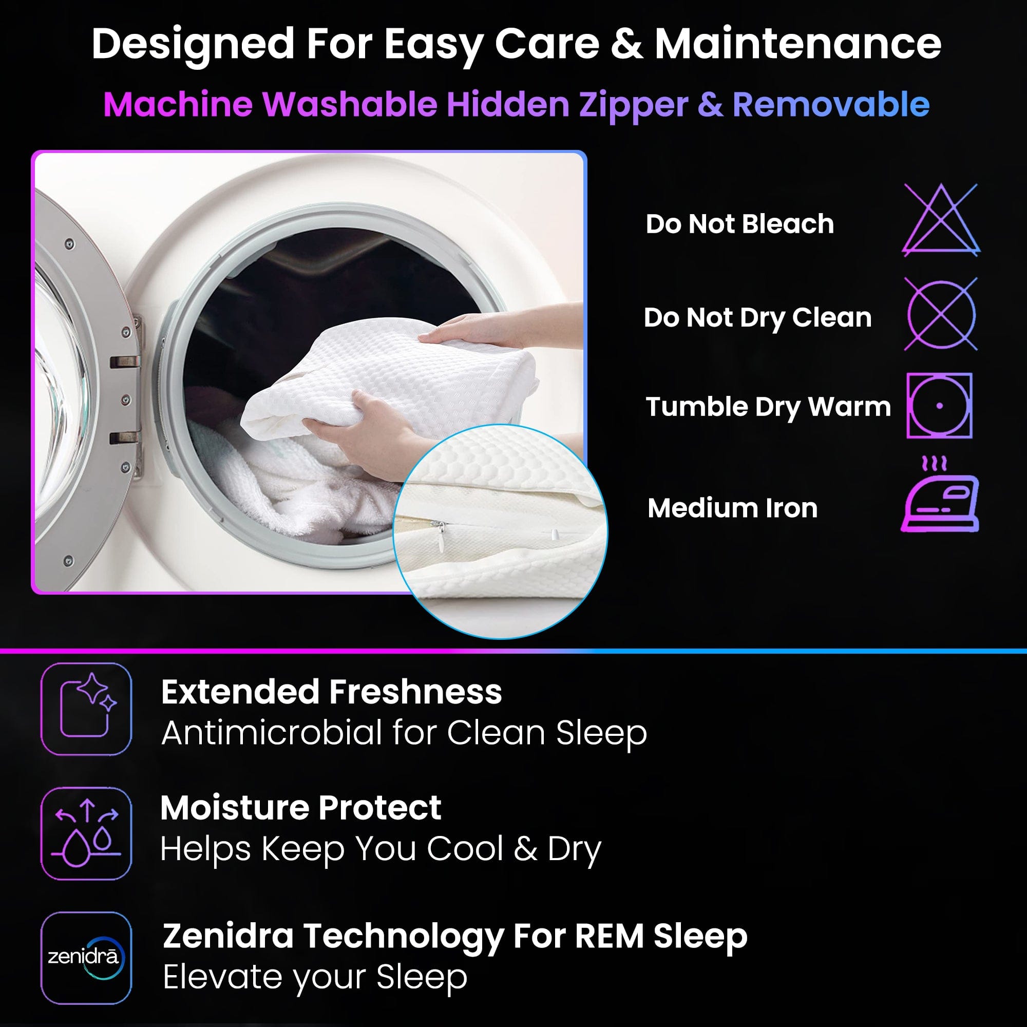 Dr Trust USA Orthopedic Pillow Dr Trust USA Orthopedic Cooling Gel Memory Foam Pillow for Cervical Pain & Neck Pain Relief Soft Contour Cushion Support For Spine Alignment And Back Pain - 356