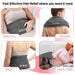 Dr Trust USA Hot Cold Dr Trust USA Orthopedic Electric Heating Pad for Muscle Pain Relief I Heat Belt Lower Back Heat Therapy I Abdominal Stomach Pain I Period Cramps I Waist Wrap With Temperature Settings I Lumbar, Shoulder & Knee Pain Management 350