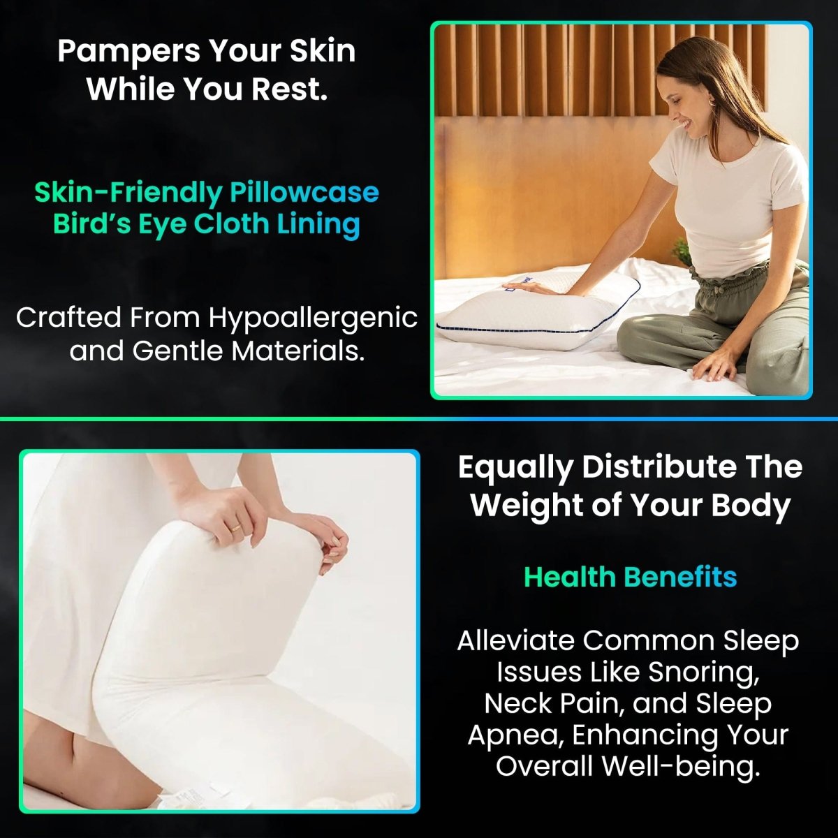 Dr Trust USA Orthopedic King Size Cervical Sleeping Pillow 349