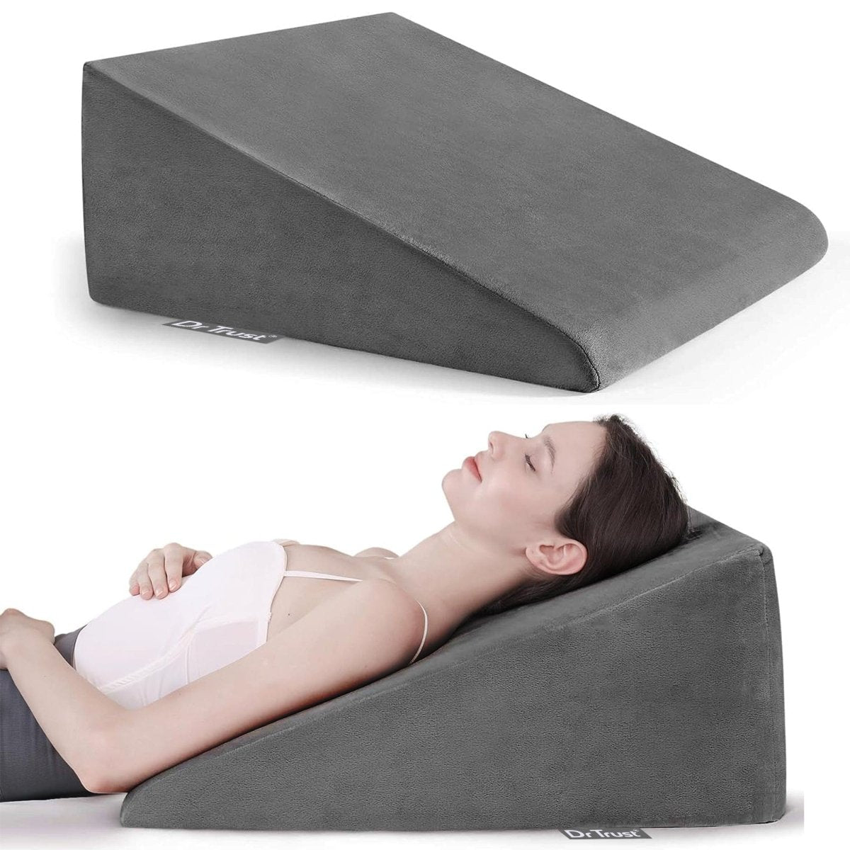 Dr Trust USA Orthopedic Wedge Back Rest Pillow 365
