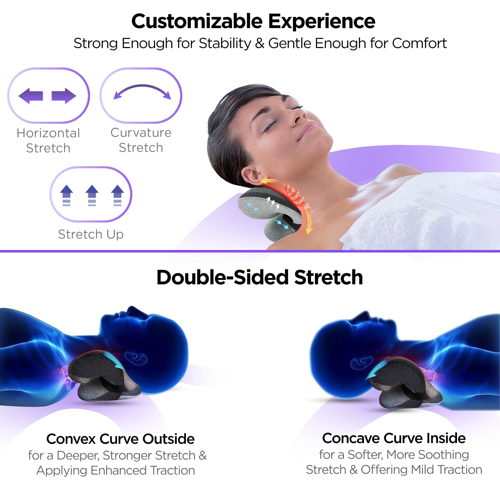 Dr Trust USA Ortho Products Dr Trust USA Cervical Traction Device and Stretcher for Neck Pain Relief, Shoulder Relaxer, c Spine Alignment and Pressure Relief Neck Support with Heat Pad - 352