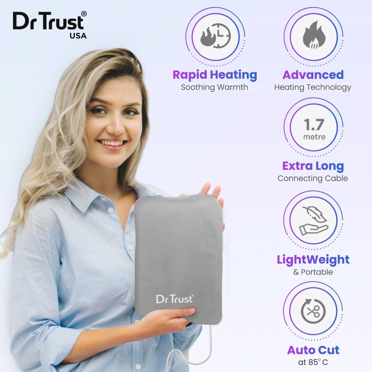 Dr Trust USA Small Orthopaedic Electric Heating Pad 321s