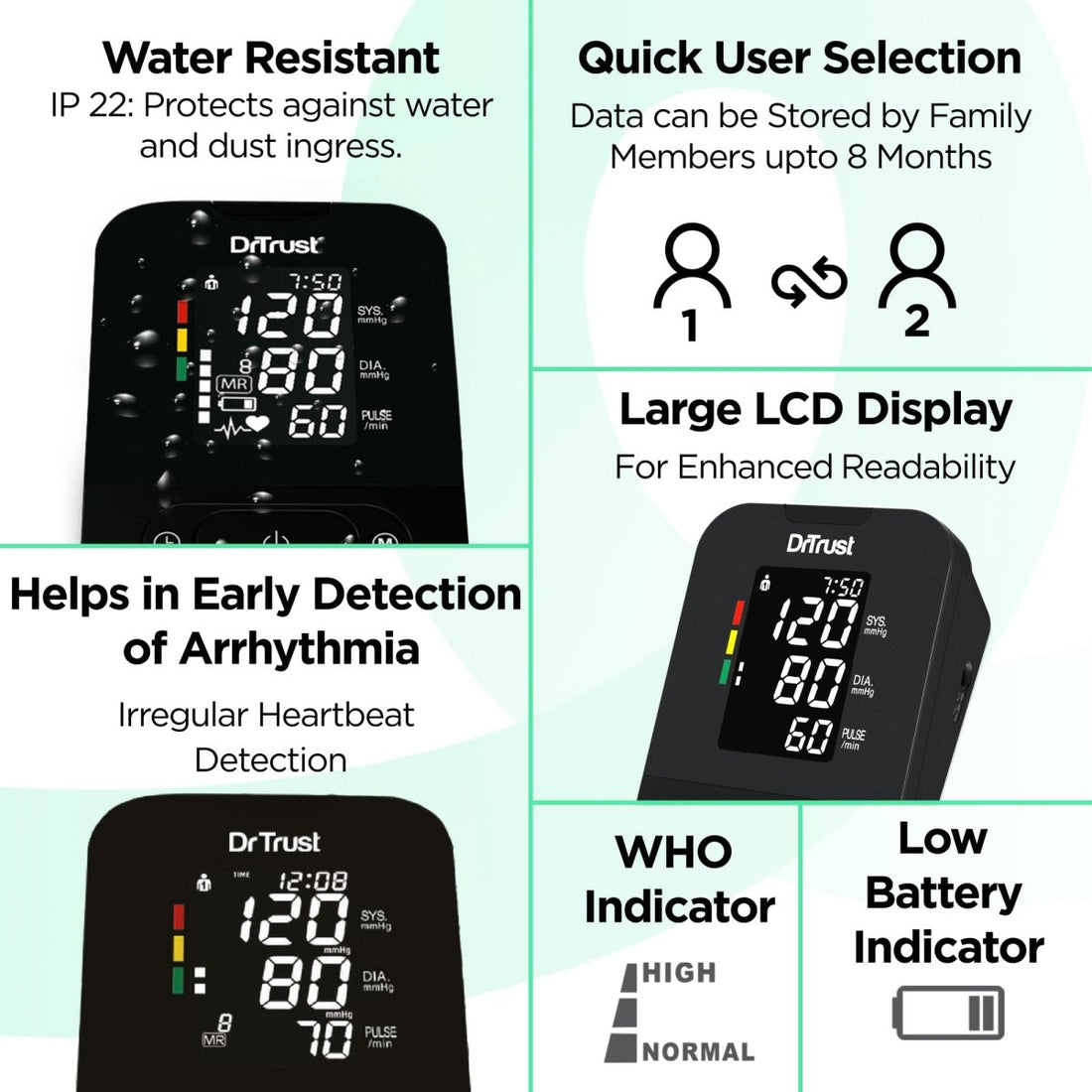 Dr Trust USA Blood Pressure Machine | Digital BP Machine
