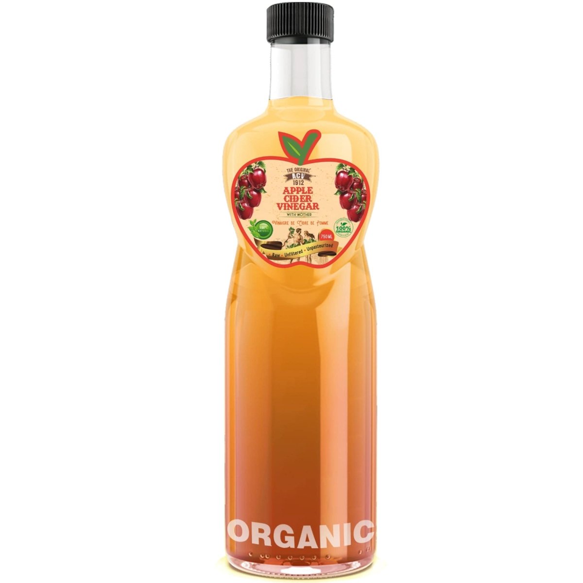 Dr Trust USA Trunature Raw Organic Apple Cider Vinegar 704 (750 Ml) (Expiry April 2026)