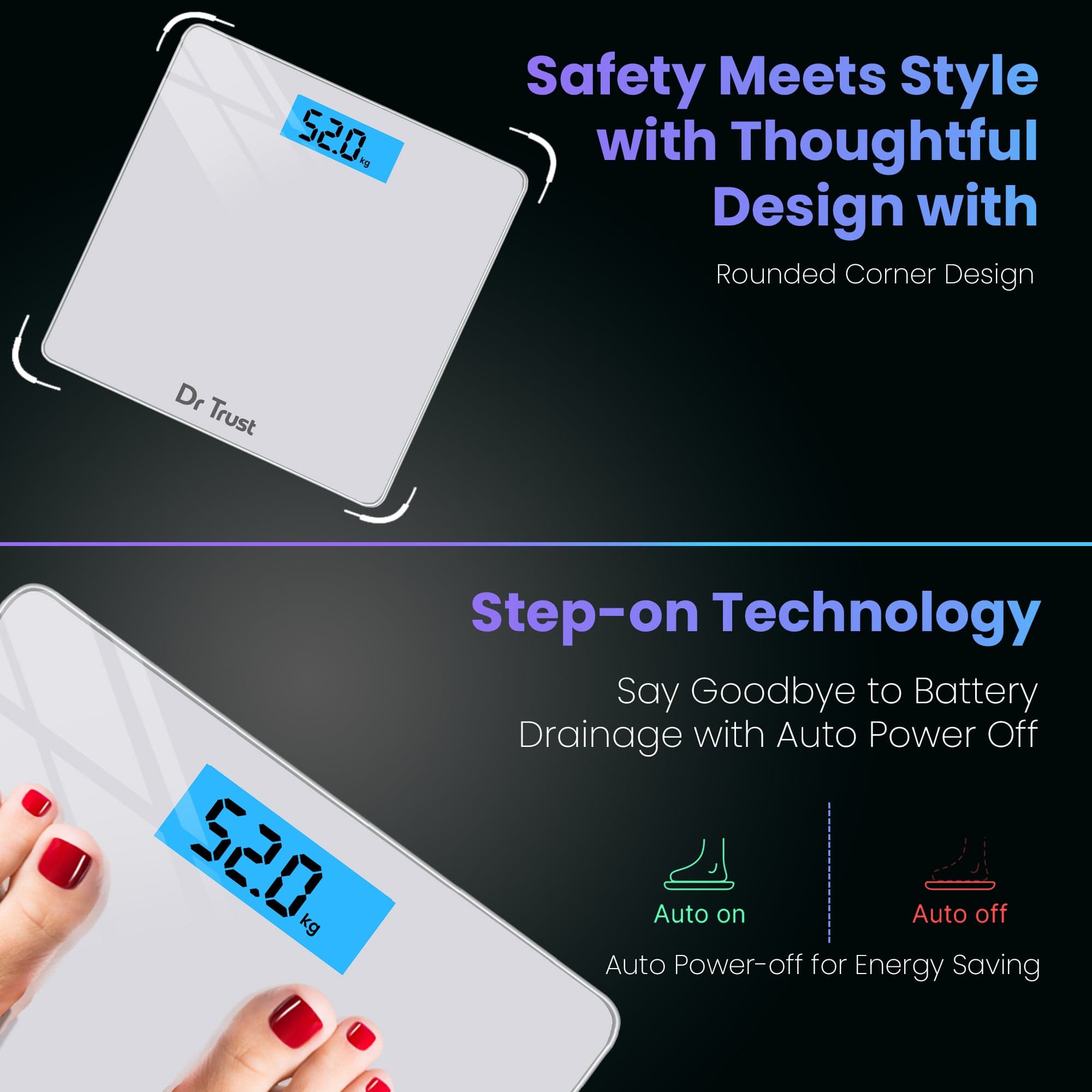 Dr Trust USA Weighing Scale not body fat Dr Trust USA Elegance Personal Scale Weighing Machine 514