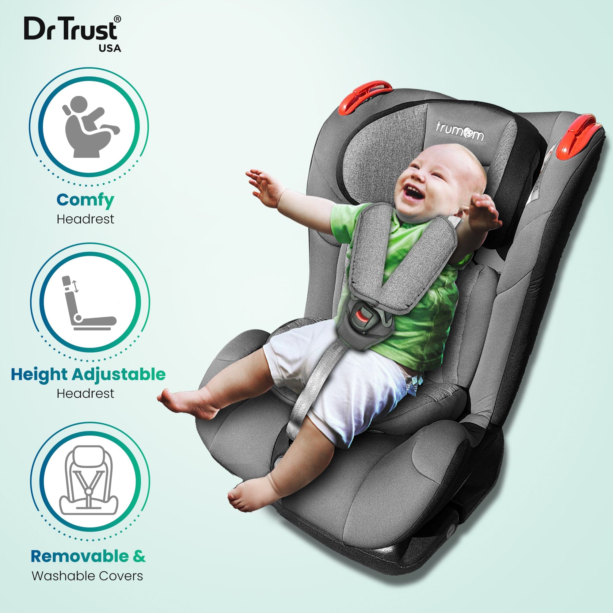 Dr Trust USA car seat Trumom USA Convertible Baby Car Seat 2006 - Group 0,1 and 2 (0-25 kgs)