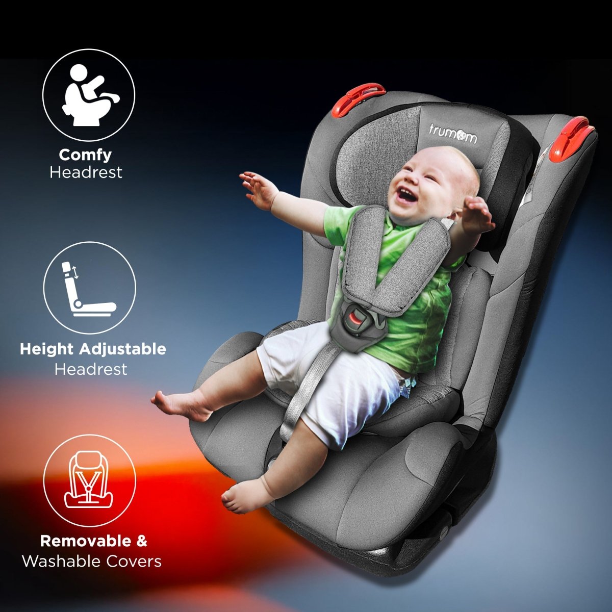 Trumom USA Convertible Baby Car Seat 2006 (0-25 kgs)