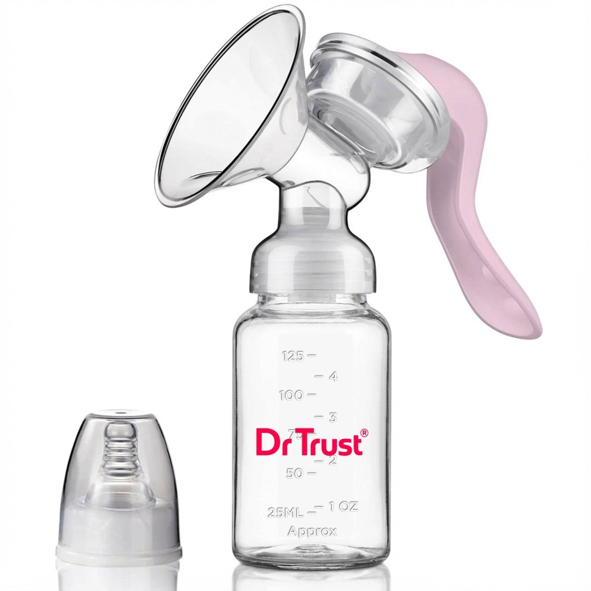 Trumom USA Manual Breast Pump 6005 (Pink)