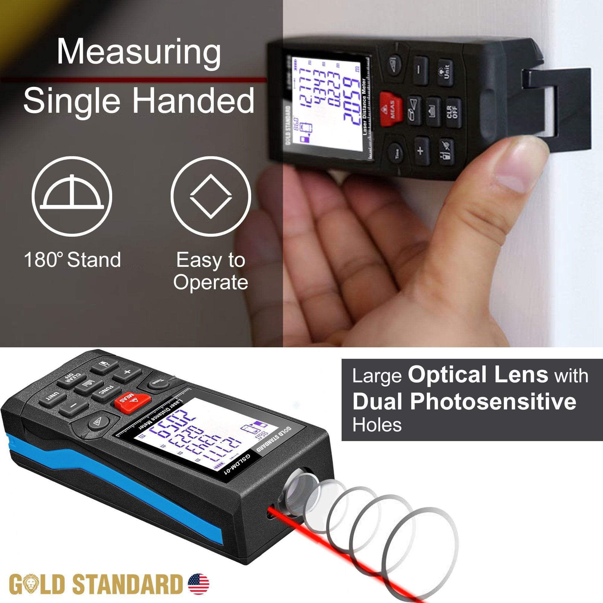 Goldstandard USA Laser Distance Meter 3004 | Dr Trust.