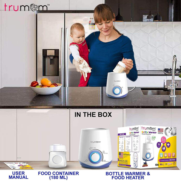 TRUMOM 3 in 1 Electric Feeding Advance Bottle Warmer, Food Heater & Sterilizer for Babies | Dr Trust.