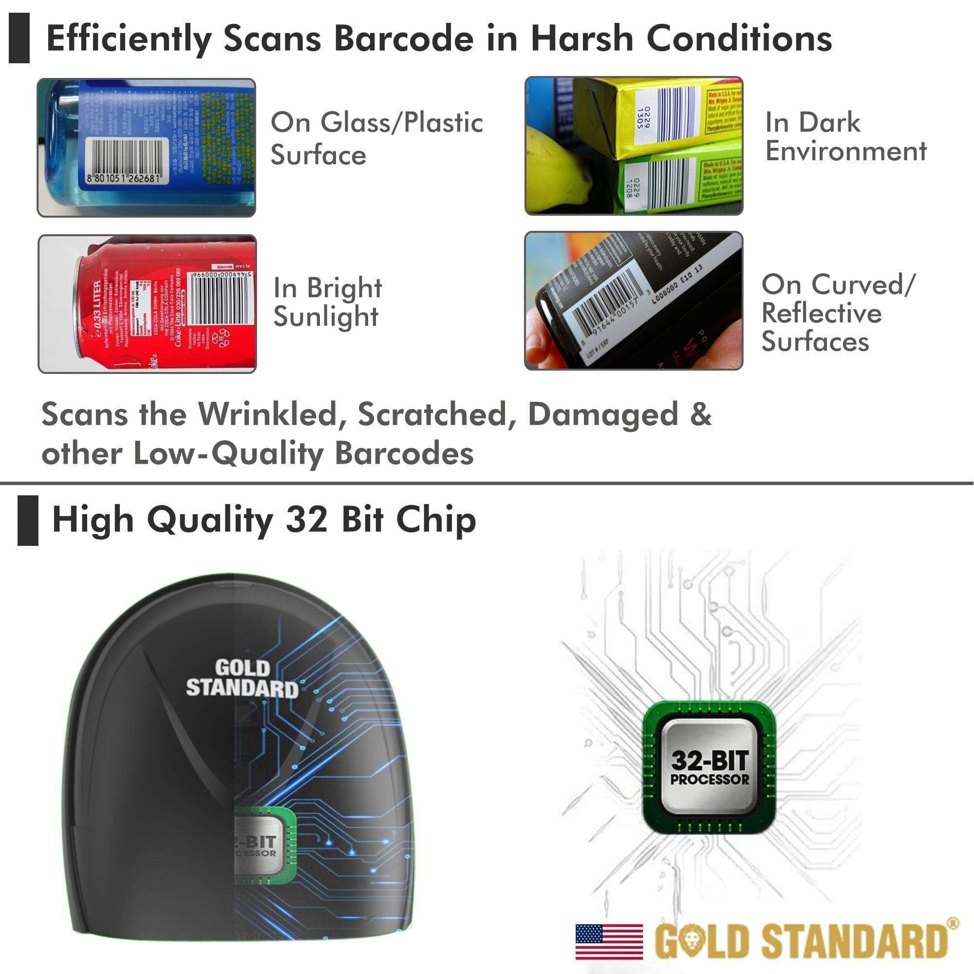 Goldstandard USA Barcode Scanner 3005 | Dr Trust.