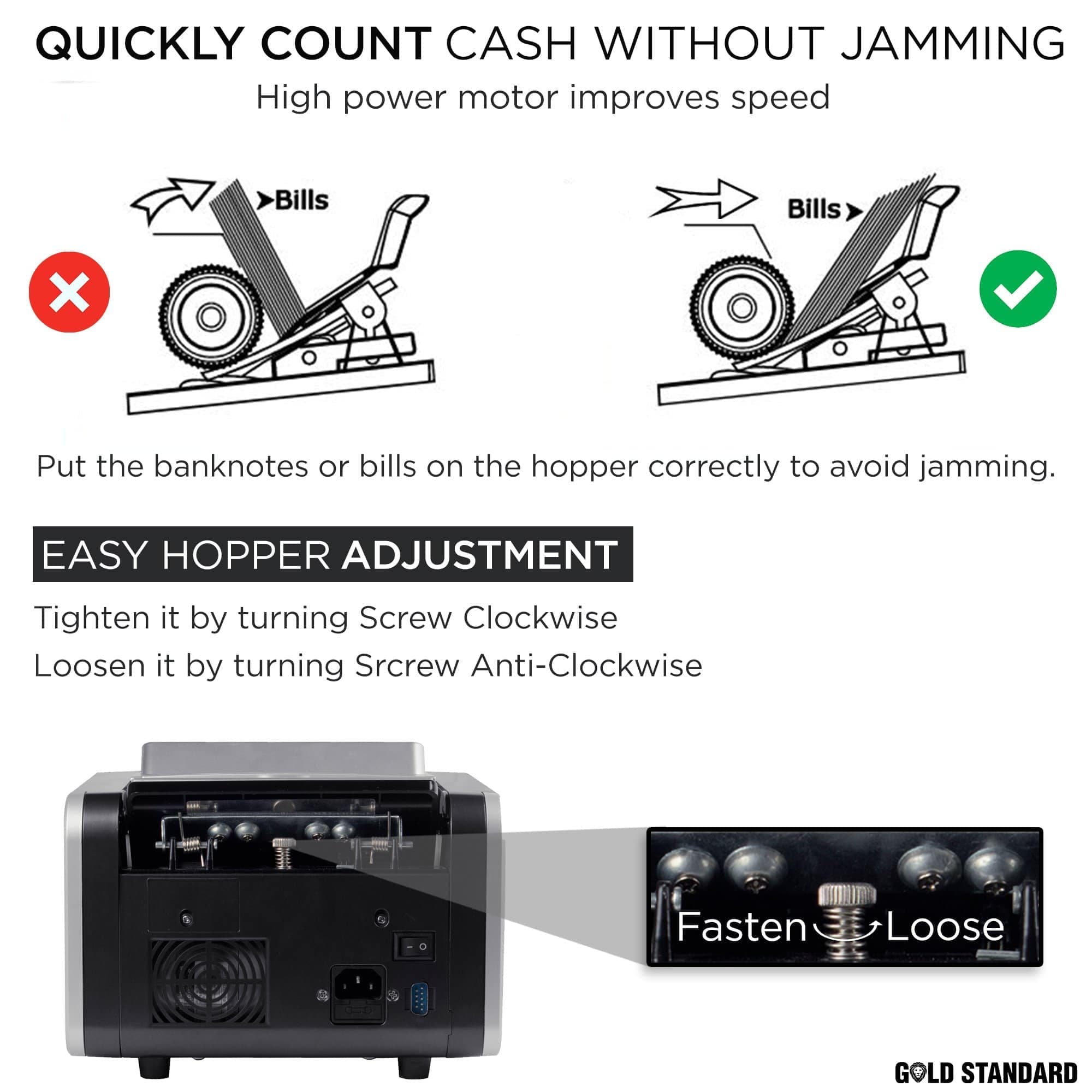 Goldstandard USA Currency Cash Note Counting Machine 3006 | Dr Trust.